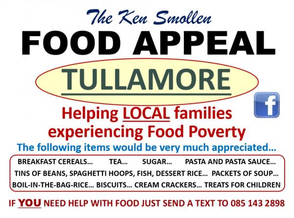 Ken Smollen Food Appeal - TULLAMORE Family Rescue Team