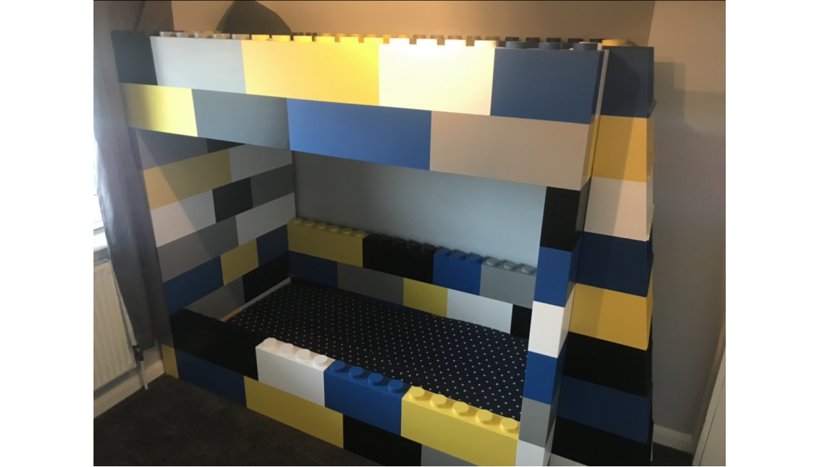 Enter Raffle to Win Lego Style Bunk Bed Hosted By Millers Joinery