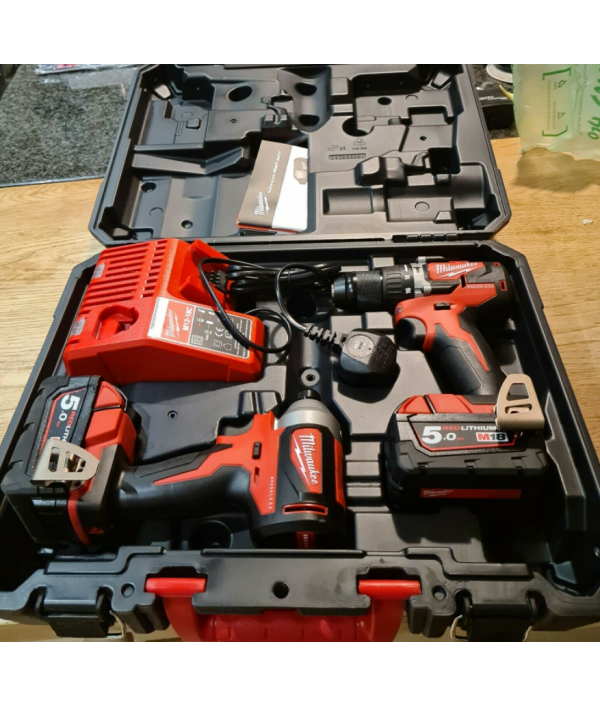 Enter Raffle to Win Milwaukee Twin Drill set m18 hosted by AJL Prizes