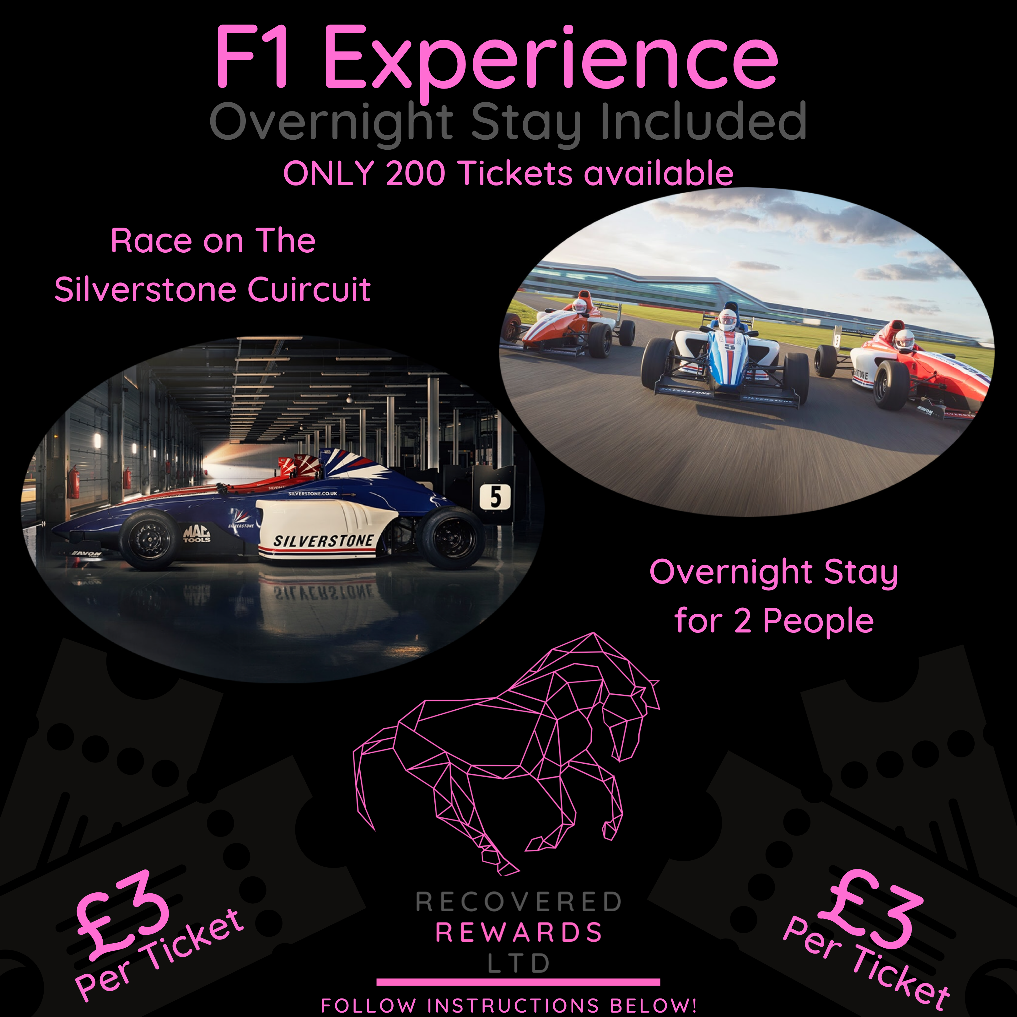 Enter Raffle to Win Formula 1 Experience & Hotel hosted by Recovered ...